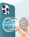 for Magsafe Case for iPhone 13 Pro Max 13 Mini 13Pro Natural Cowhide Lychee Leather Magnetic Luxury Metal Frame Phone Back Cover