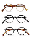 Decorative Computer Eyeglasses Frame For Women Blue Light Reading Glasses Round Women's Eyeglasses With Frame Eyewear