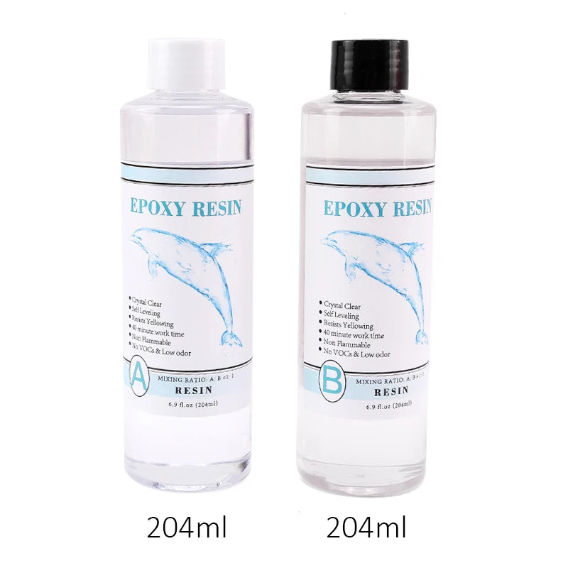 1:1 Clear Epoxy Resin Casting Kit – Crystal Clear Art Resin with Measuring Cups & Accessories