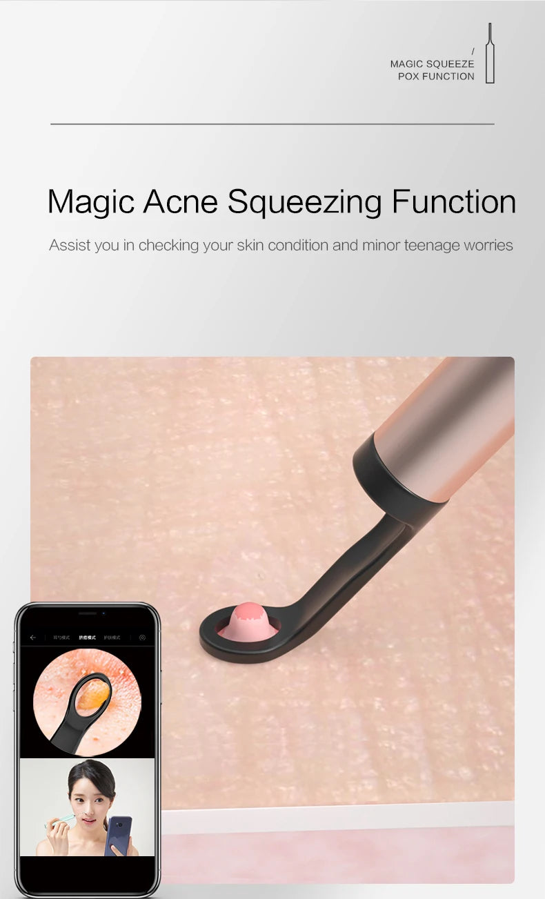 T15 Smart Visual Earwax Acne 2 in 1 Removal Tool With HD1080P Camera Ear Otoscope Cleaner IP67 Waterproof Endoscope