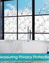Privacy Window Film Opaque Static Cling Non Adhesive Film Bird Decals Decorative Glass Cover Tint Frosted Stickers for Home