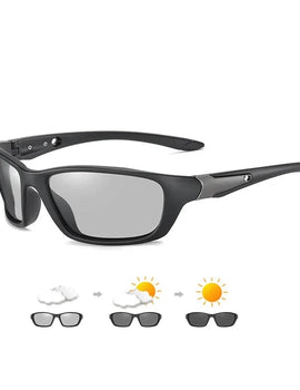 Polarized Photochromic Outdoor Sport Sunglasses for Men Day and Night Vision UV400