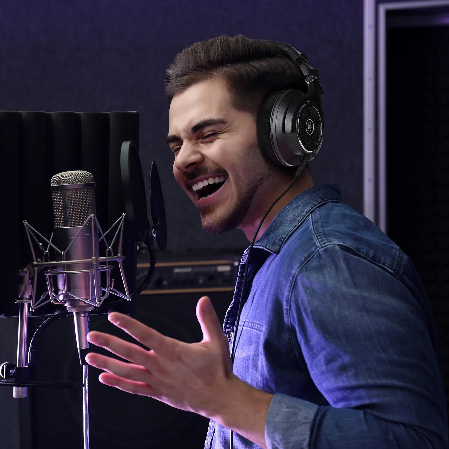 Monitor 80 Open Back Headphones Wired Over Ear 250Ω Audiophile HiFi Headphones Hi-Res Audio Professional Studio Headset