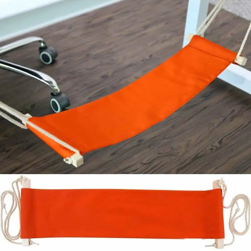 Canvas Foot Rest Desk Hammock, Mini Office, Under Desk Foot Rest Stand, Adjustable Desk Feet Hammock