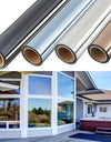 One Way Mirror Window Privacy Film Daytime Anti UV Sun Blocking Heat Control Reflective Window Tint for Home Office Living Room