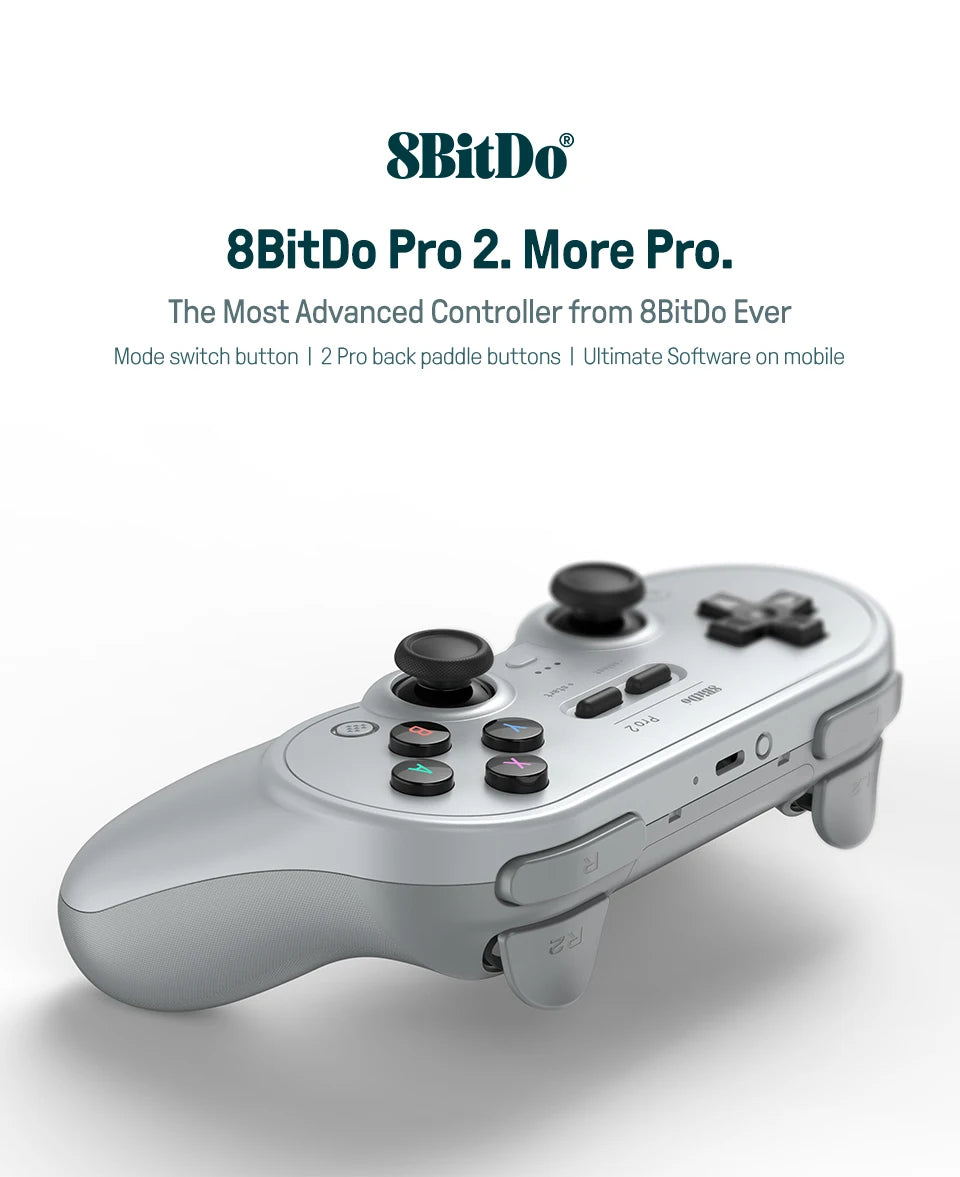 Bluetooth Gaming Controller with Hall Effect Joysticks for Nintendo Switch PC and Android