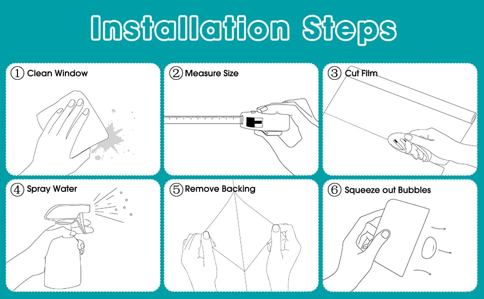 Privacy Window Film Opaque Static Cling Non Adhesive Film Bird Decals Decorative Glass Cover Tint Frosted Stickers for Home