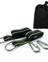 Lighten Up Hammock Straps Rope Carabiner Tree Swing Hanging Kit Hammock Straps Camping 350KG Load Capacity Rope Carabiner