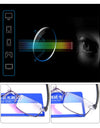 Reading Glasses Men Anti Blue Rays Presbyopia Eyeglasses Women Vintage Rimless Eyewear Diopter +1.0 1.5 2.0 2.5 3.0 3.5 4