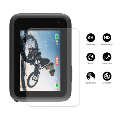 3 in 1 Front + Back 0.2mm Tempered Glass Screen Protector Camera Film For GoPro HERO 10 Black Sport Action Camera