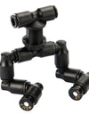 1/4'' Tub 360 Adjustable Reptiles Fogger Mist Sprinkler Rainforest Tank Aquarium System Connect Fine spray effect