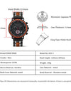 Classic Watches for Wrist watch Quartz Stopwatch Ebony Wood Auto Date Metal Stainless Steel
