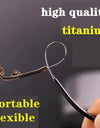 Titanium Alloy Multifocal Reading Glasses Progressive Half Frame Prescription Eyeglasses Anti-Blue Glass Frame Men +4