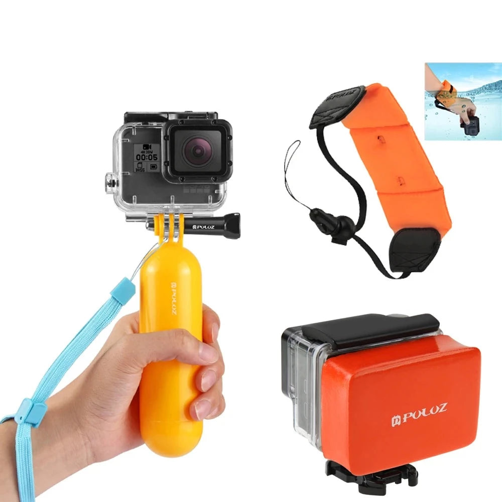 Diving Accessories For GoPro/ Insta360 ONE R/ DJI Osmo Action Sport Cameres Floaty Sphonge Case Floty Bobber Hand Grip