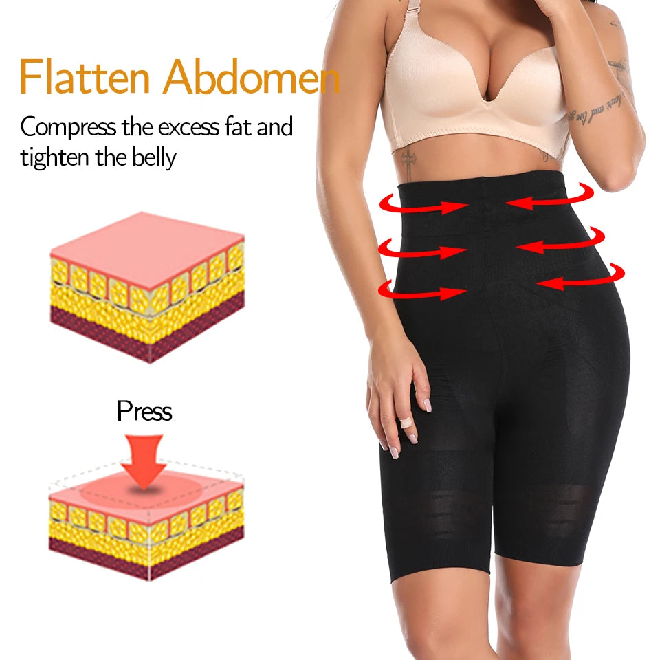 Women Body Shaper High Waist Tummy Control Panties Butt Lifter Shorts Thigh Slim Shapewear Slimming Underwear Short Pants