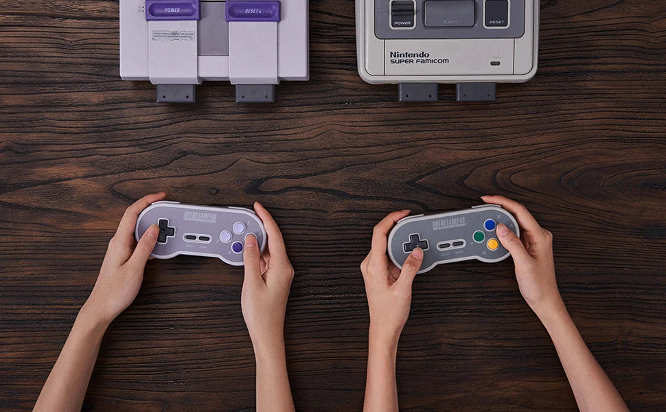 2.4GHz Wireless Retro Gaming Controller for Original Super Nintendo SNES and SFC