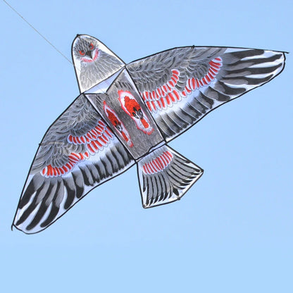 1.1m Flat Eagle Kite With 30 Meter Kite Line Children Flying Bird Kites Windsock Outdoor Toys Garden Cloth Toys