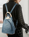 Leather Backpacks Zipper Female Chest Bag Travel Back Pack Ladies Bagpack School Bags