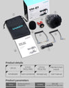 Camera Video Recording Mic Shotgun Interview Vlog Mic Universal for DSLR Android iPhone Smartphone GoPro
