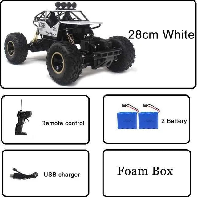 112 Scale Four Wheel Drive RC Monster Truck With LED Lights
