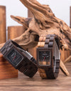 Women Watches Top Brand Luxury Ebony Wood Quartz Wristwatch