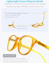 Anti Blue Light Blocking Reading Glasses Women Men Round Vintage Computer Readers Presbyopia Glasses Magnification +1.0 to +4.0