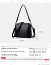 Messenger Bag Luxury Soft Leather Handbag and Purses Women's Bags Designer Famous Brand Female Shoulder Totes