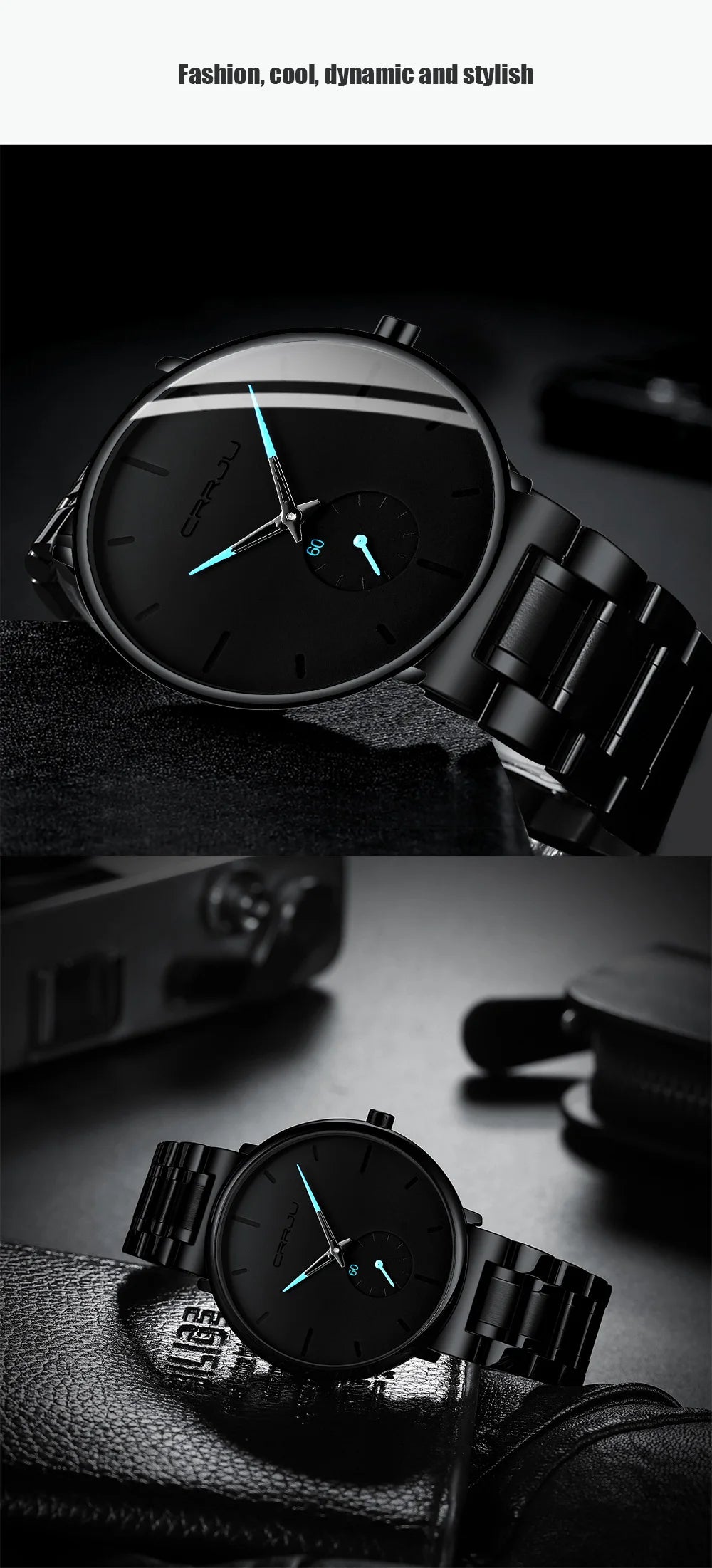 Watches Stainless Steel Men's Wrist Watch Casual Luxury Waterproof Sport Watch for Men Quartz Watch Relogio Masculino