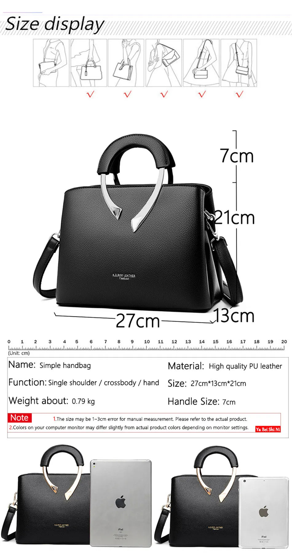 Women's Handbags Trend Designer Ladies Hand Bags High-Capacity Leather Shoulder Bags Luxury Handbag Tote