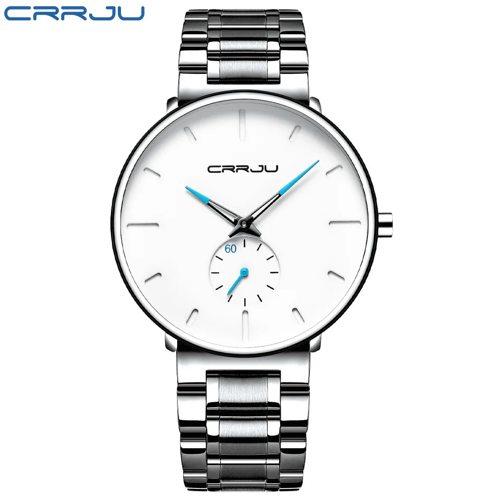 Watches Stainless Steel Men's Wrist Watch Casual Luxury Waterproof Sport Watch for Men Quartz Watch Relogio Masculino