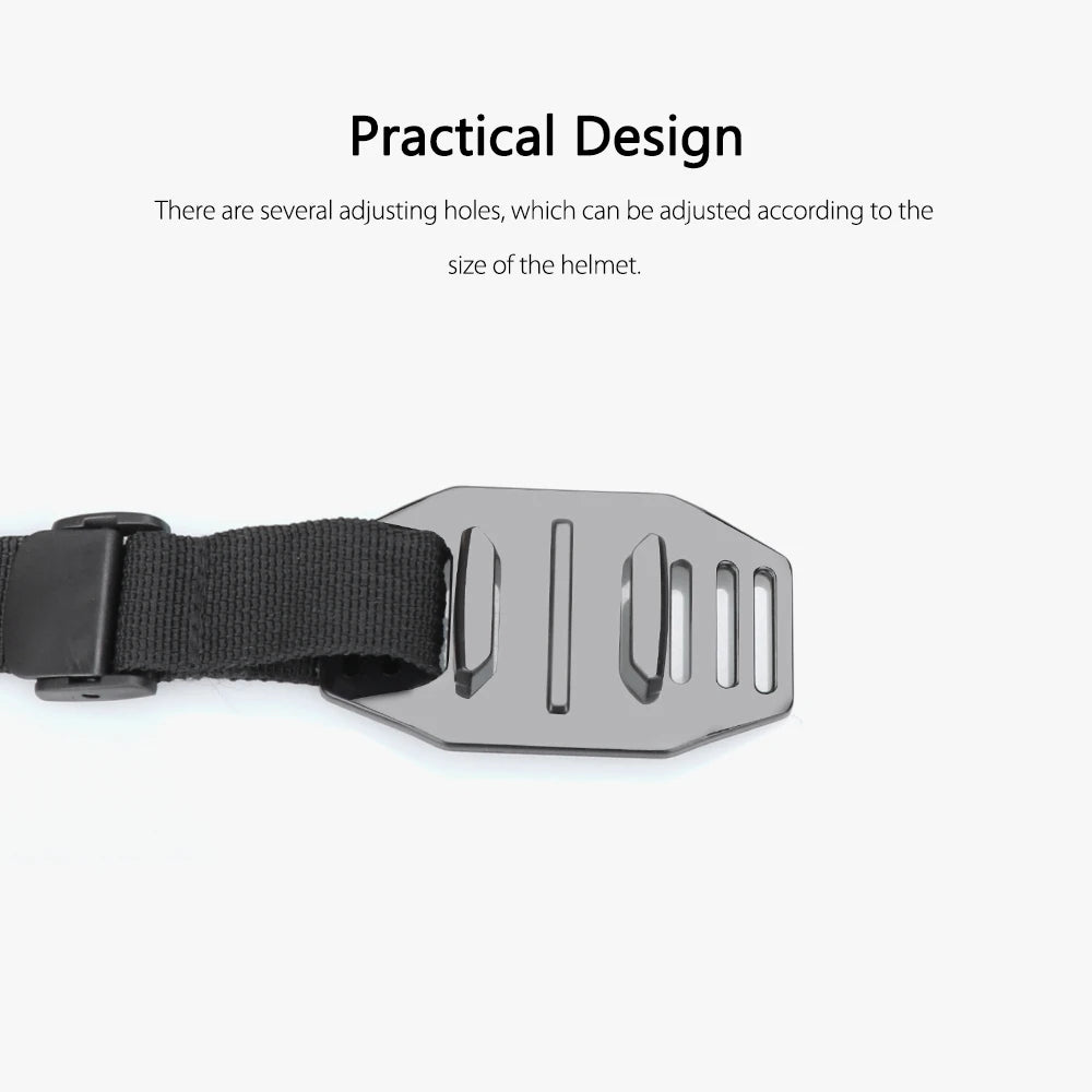 for Go Pro Adjustable Helmet Strap Head  Hero 11 10 9 8 7 for Insta360 X3 ONE X2 for OSMO Action Xiaomi Yi VP201X