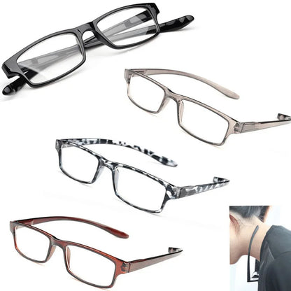 Ultralight Halter Reading Glasses Halterneck Stretch Women Eyewear Readers Men HD Presbyopic Magnification Strength +1.0 to 4.0