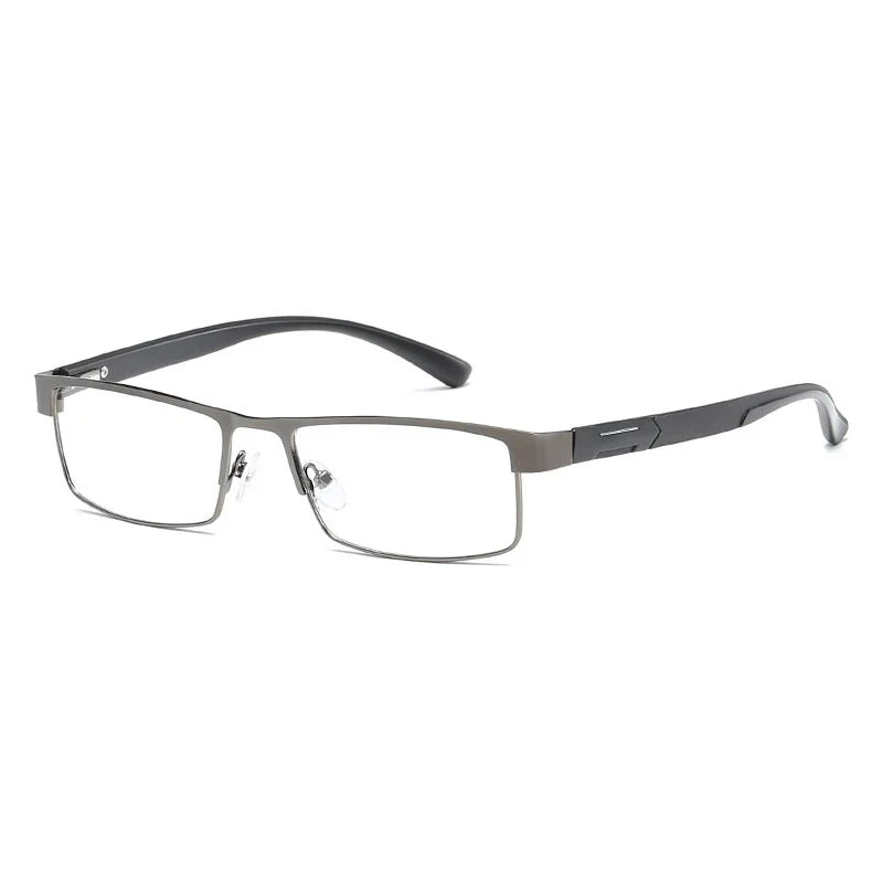 Titanium Alloy Men Business Reading Glasses for Reader Presbyopia optical Glasses Metal Glasses Frame +1.0 To +4.0