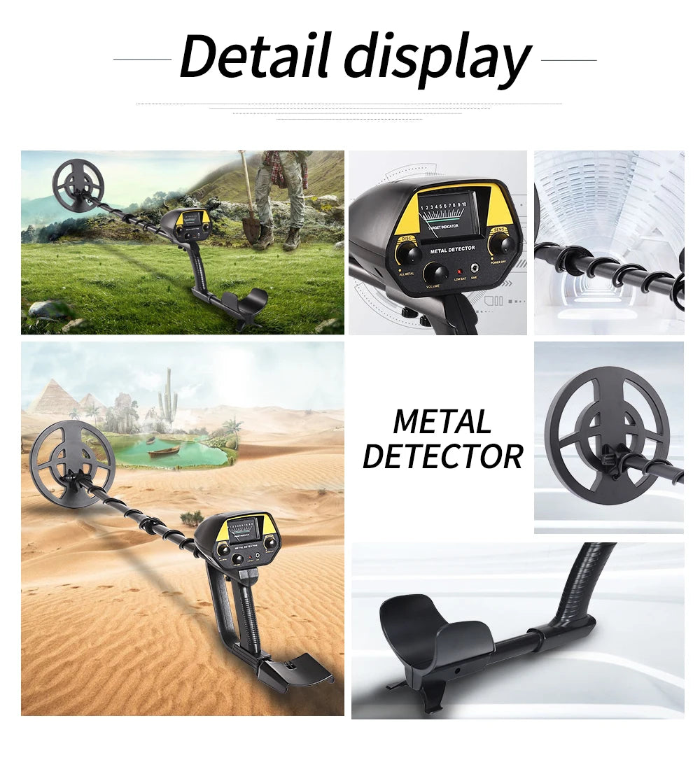 Underground Metal detector GTX5030 - Detection of gold, silver, copper, iron coins all metal detection, easy operation