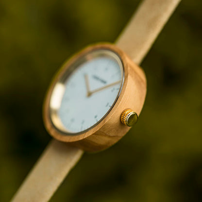 Simple Dial Wood Watches Quartz Wristwatch Mother's Day