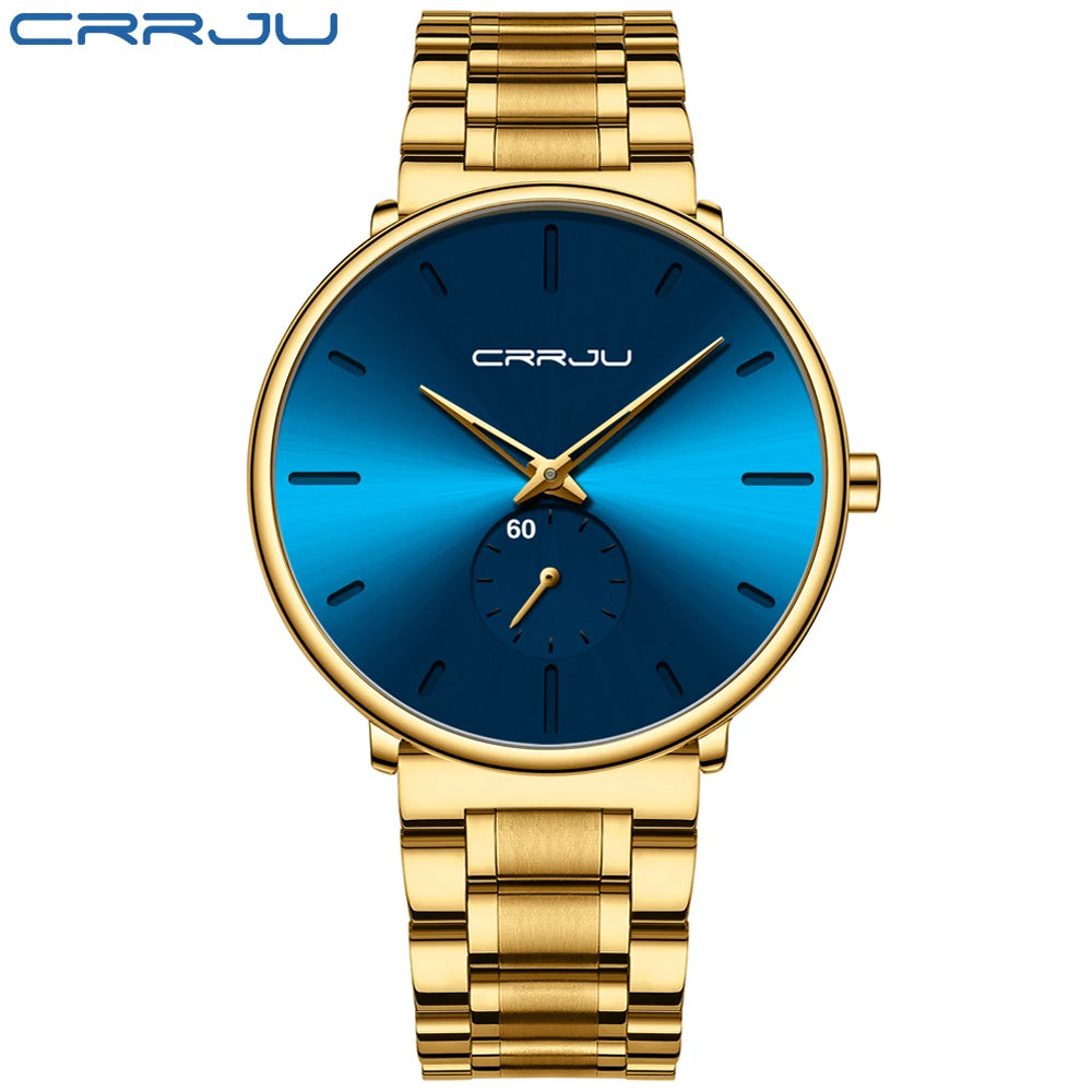Watches Stainless Steel Men's Wrist Watch Casual Luxury Waterproof Sport Watch for Men Quartz Watch Relogio Masculino
