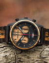 Wood Watch Private Custom Logo Engraving Message Quartz Wristwatches Chronograph