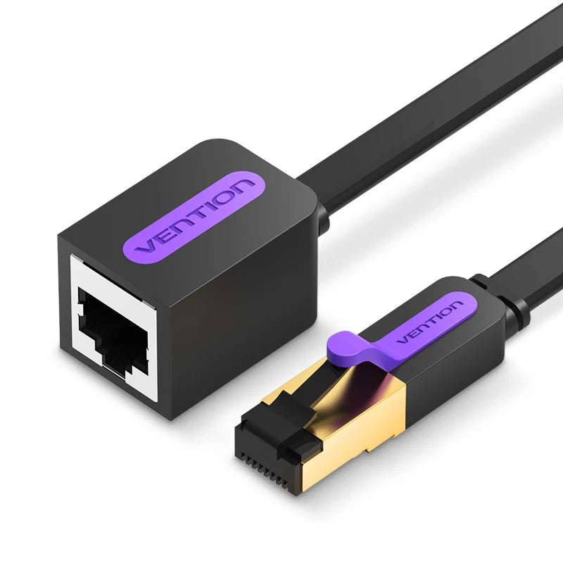 Cat7 Ethernet Extension Cable RJ45 Cat7/Cat6 Male to Female Rj45 Ethernet Extender Adapter for PC Laptop Ethernet Cable