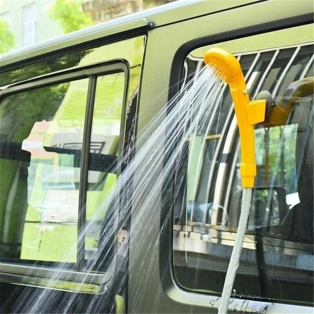 Portable 12V Camping Shower Pump Kit for Car Travel