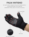 Outdoor Winter Riding Gloves Warm Touchscreen Wear Resistant Non-slip Zipper Cycling Motorcycle Gloves Men Hiking Working