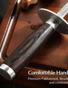 Professional Chef Knife Sharpener Rod High Carbon Sharpening Stick Honing Steel For Kitchen Knife Stainless Steel Knives
