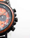 Custom Private Watch for Men Quartz Chronograph Male Wristwatches Men Stop Engrave Brand Name Logo