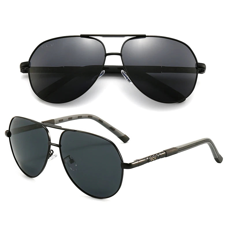 Vintage Aluminum Polarized Sunglasses Classic Brand Sun glasses Coating Lens Driving Eyewear