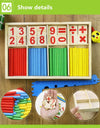 Children Learning math Wooden Educational Toys Digital Stick Montessori Teaching Aid Mathematics Enlightenment Knowledge