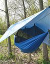 Portable Outdoor Camping Hammock with Mosquito Net High Strength Parachute Fabric Hanging Bed Hunting Sleeping Swing