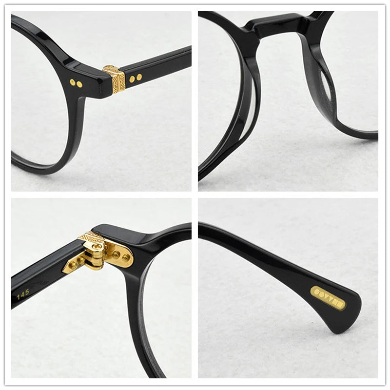 Classic OV Brand Design Glasses Frame Acetate Retro Prescription round Eyeglasses Optical Myopia spectacle frames