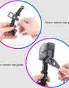 Cycling Helmet Adhesive Multi-Joint Arm Fixed Mount Set for DJI Osmo Action/ GoPro HERO10 9 8 Black 7 6 5 4 3 2 1, Xiaoyi