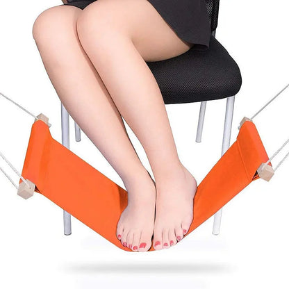 Work Table Computer Desk Footrests Mini Portable Comfortable Relaxing Leg Hammock Adjustable Office Footrest Foot Hammock