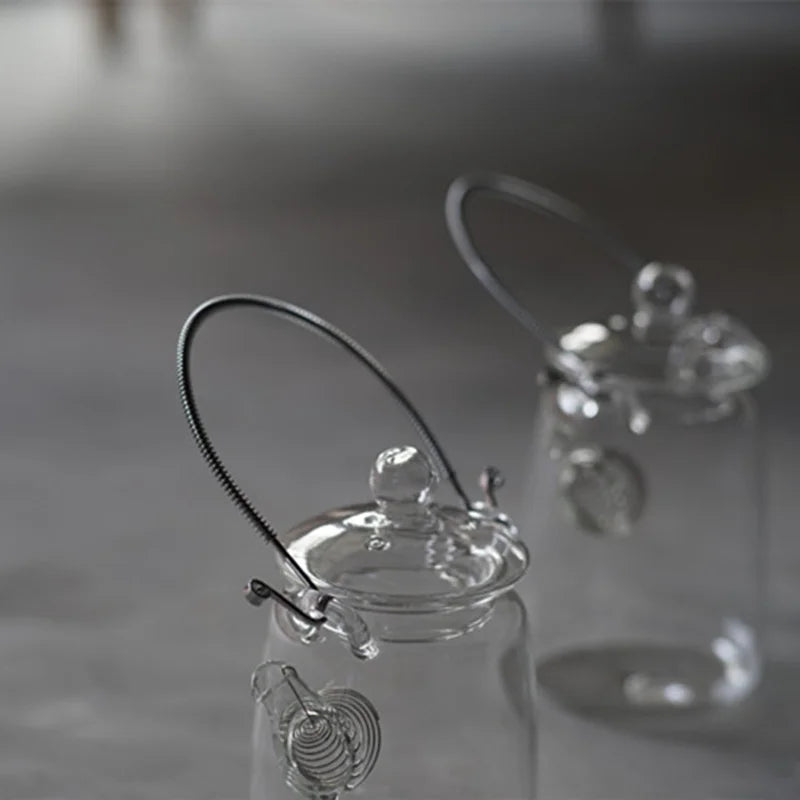 Japanese Handmade Heat Resistant Glass Teapot with Filter