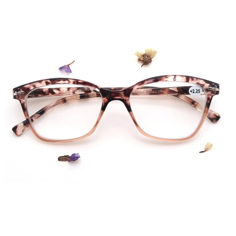 Reading Glasses Classic Round Stylish Frame Readers Eyeglasses Spring Hinge Presbyopia Glasses